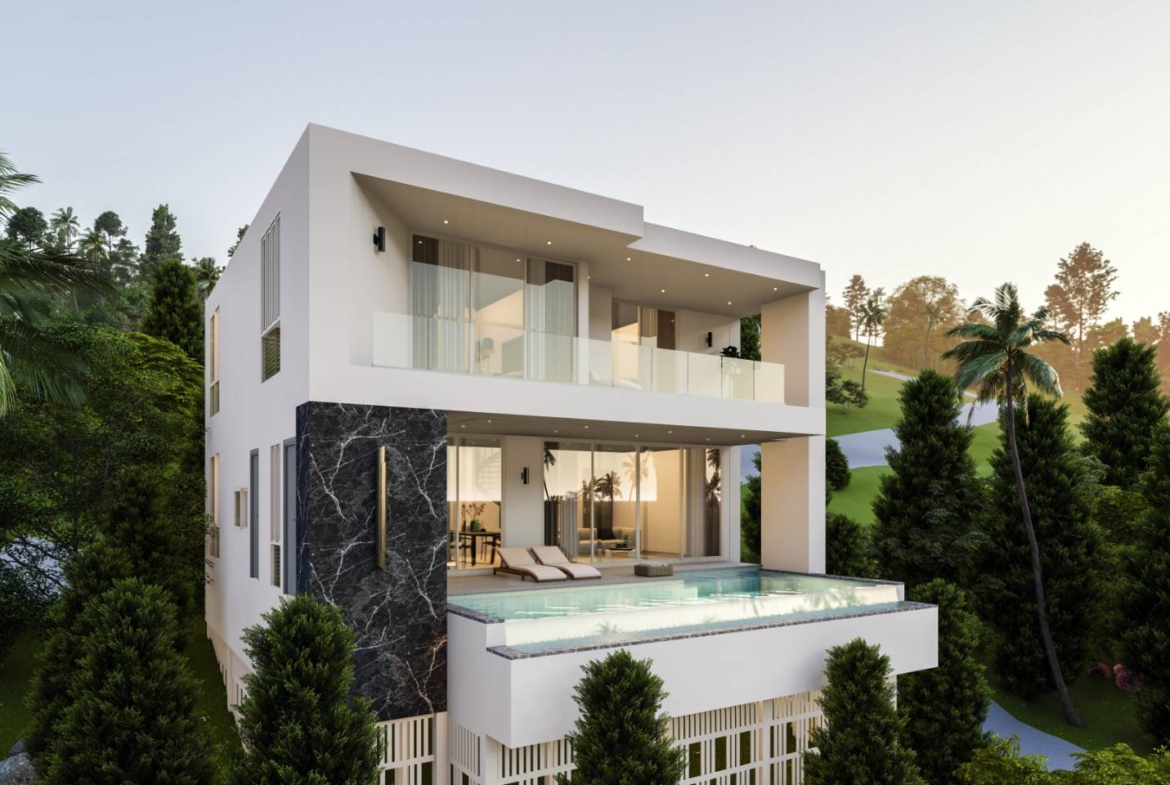 Pool villa in bangpor Koh samui