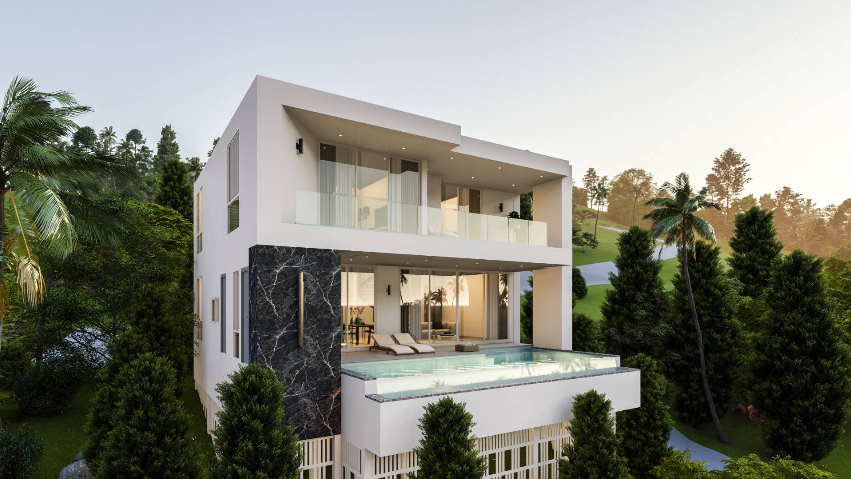 Pool villa in bangpor Koh samui