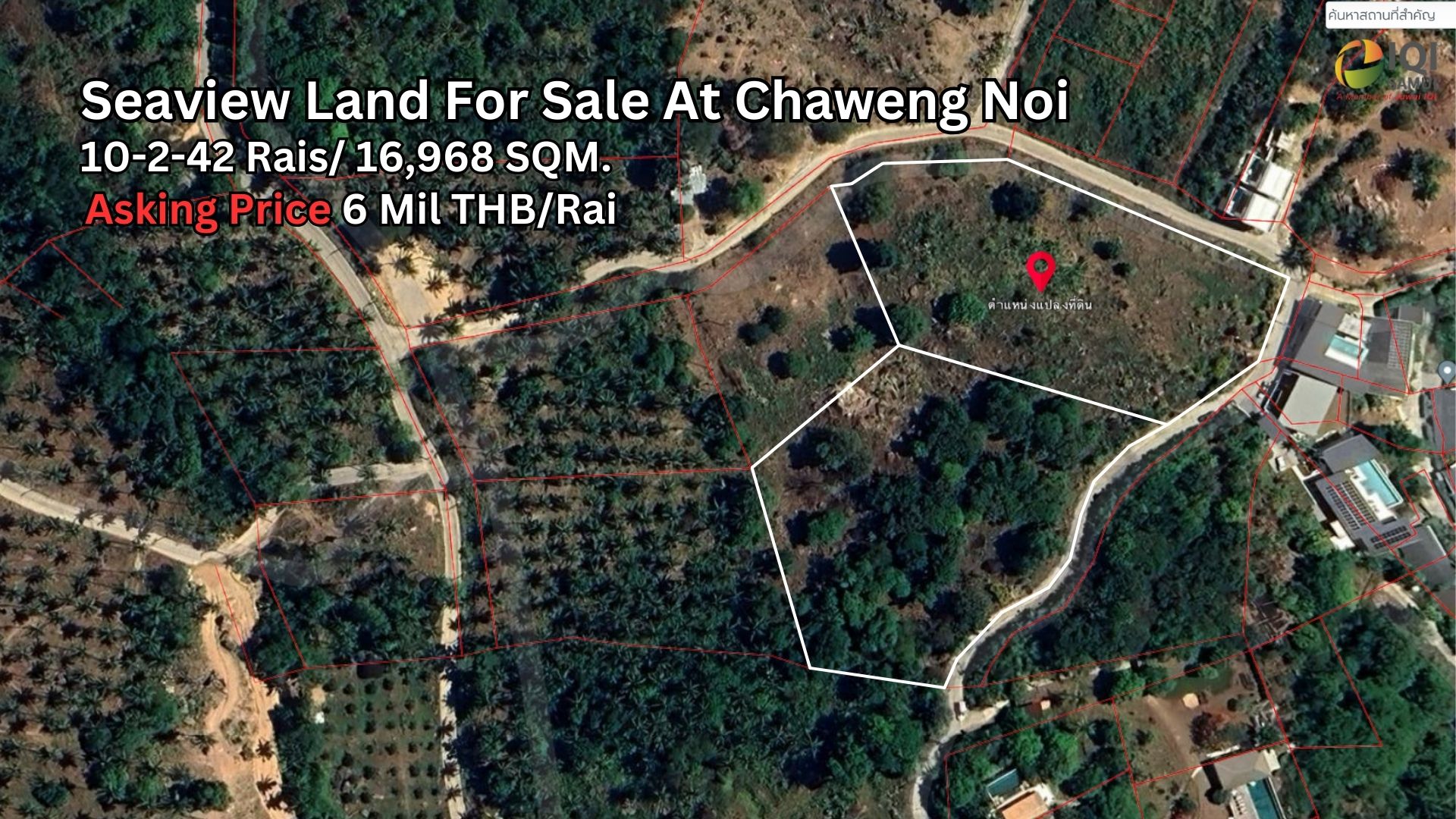 Seaview Land For Sale Chaweng
