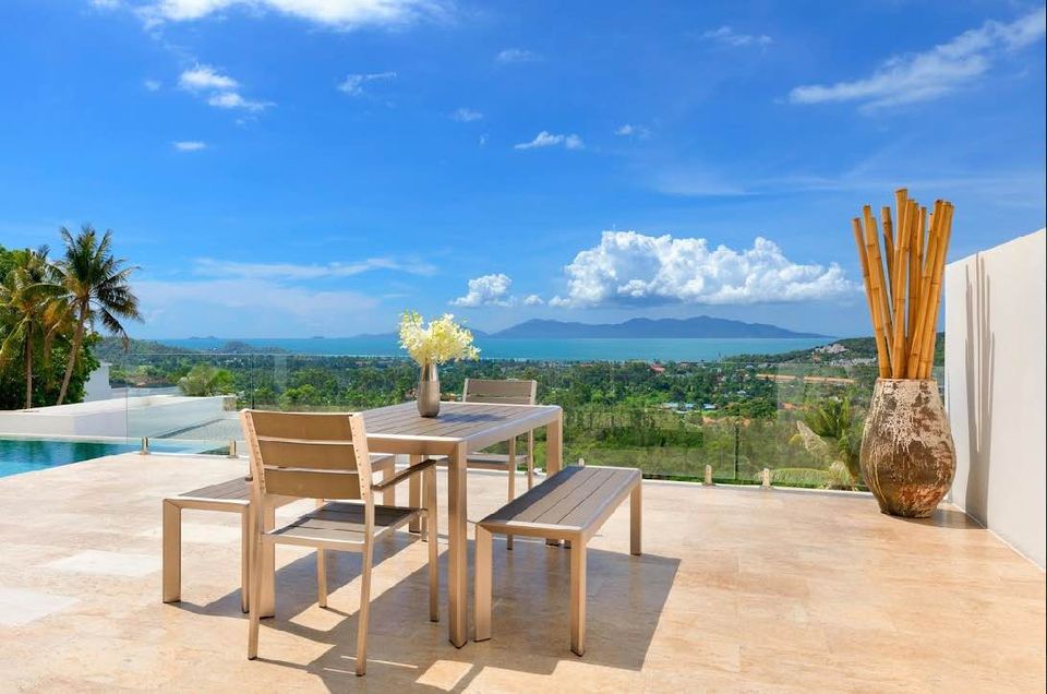 Magnificent sea-view villa in Bophut Hills