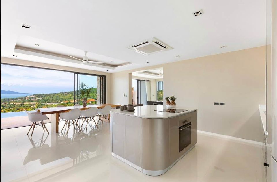 Magnificent sea-view villa in Bophut Hills