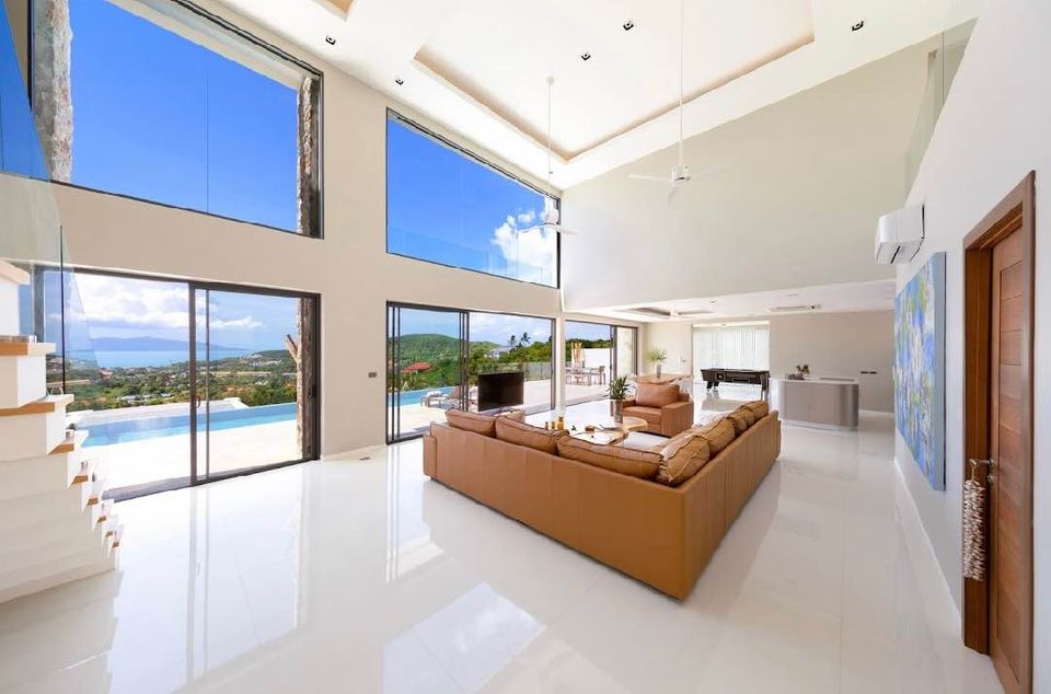 Magnificent sea-view villa in Bophut Hills