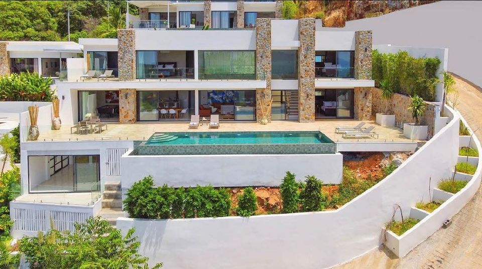 Magnificent sea-view villa in Bophut Hills