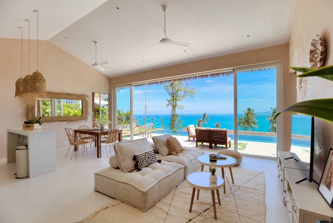 Tropical Seaview Pool Villa at Bang Por Koh Samui