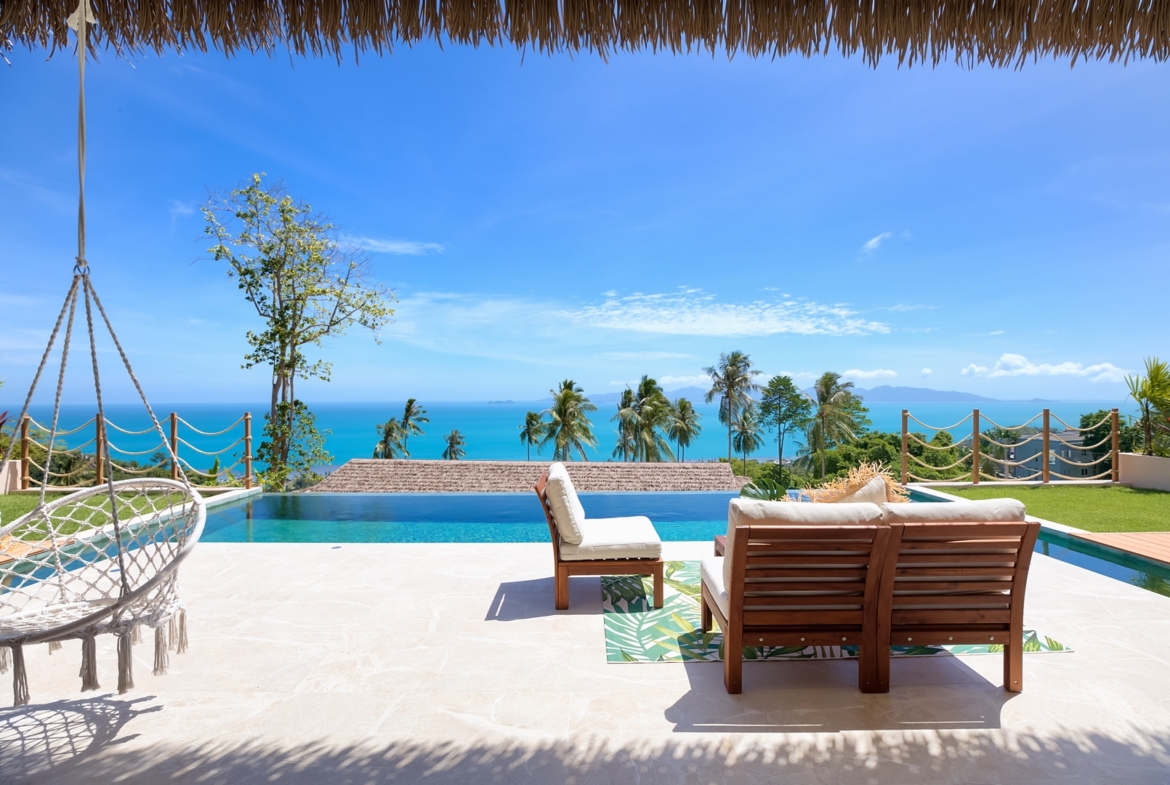 Tropical Seaview Pool Villa at Bang Por Koh Samui